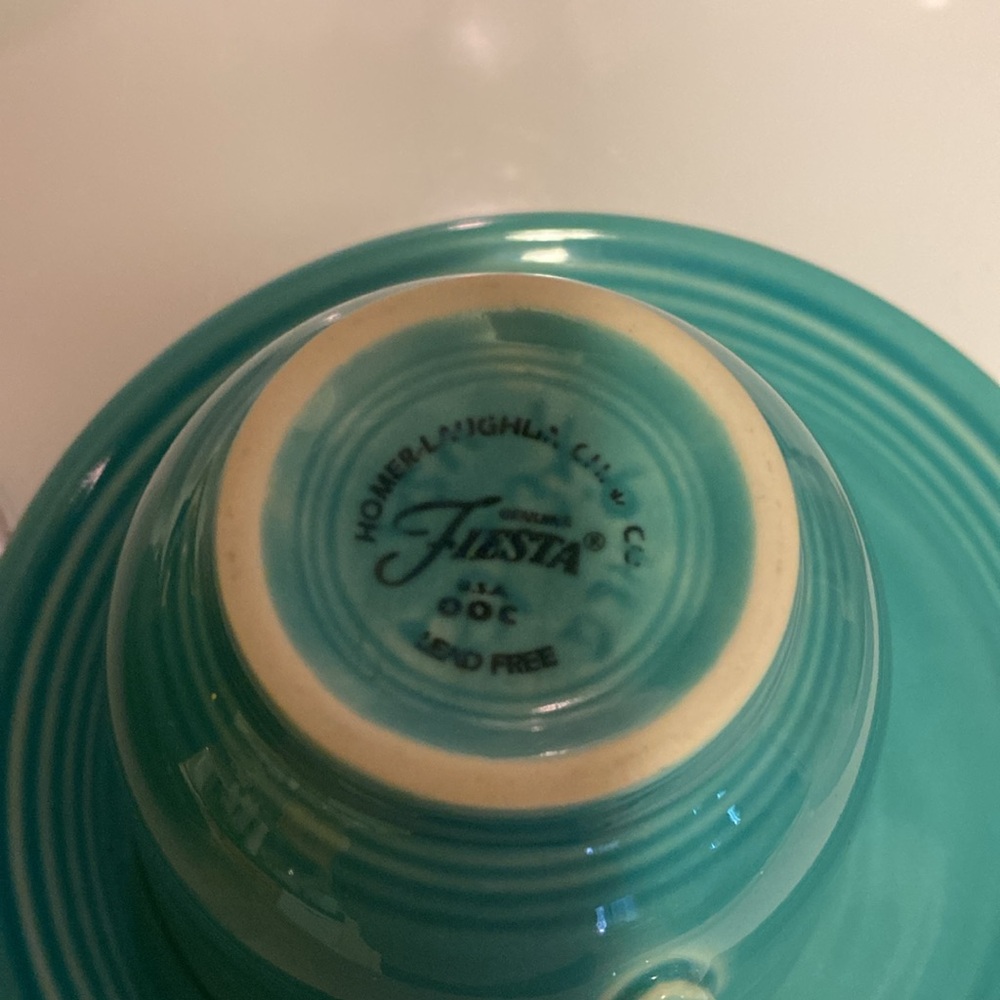 Fiestaware Cup/Saucer Set - Picture 2 of 2